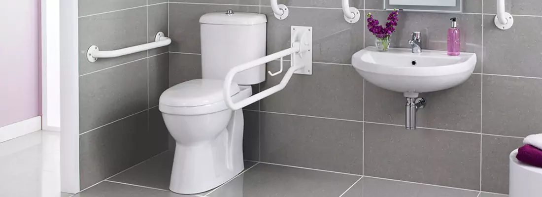 Modern Handicap Bathroom Solutions with Safety Features in Riviera Beach, FL